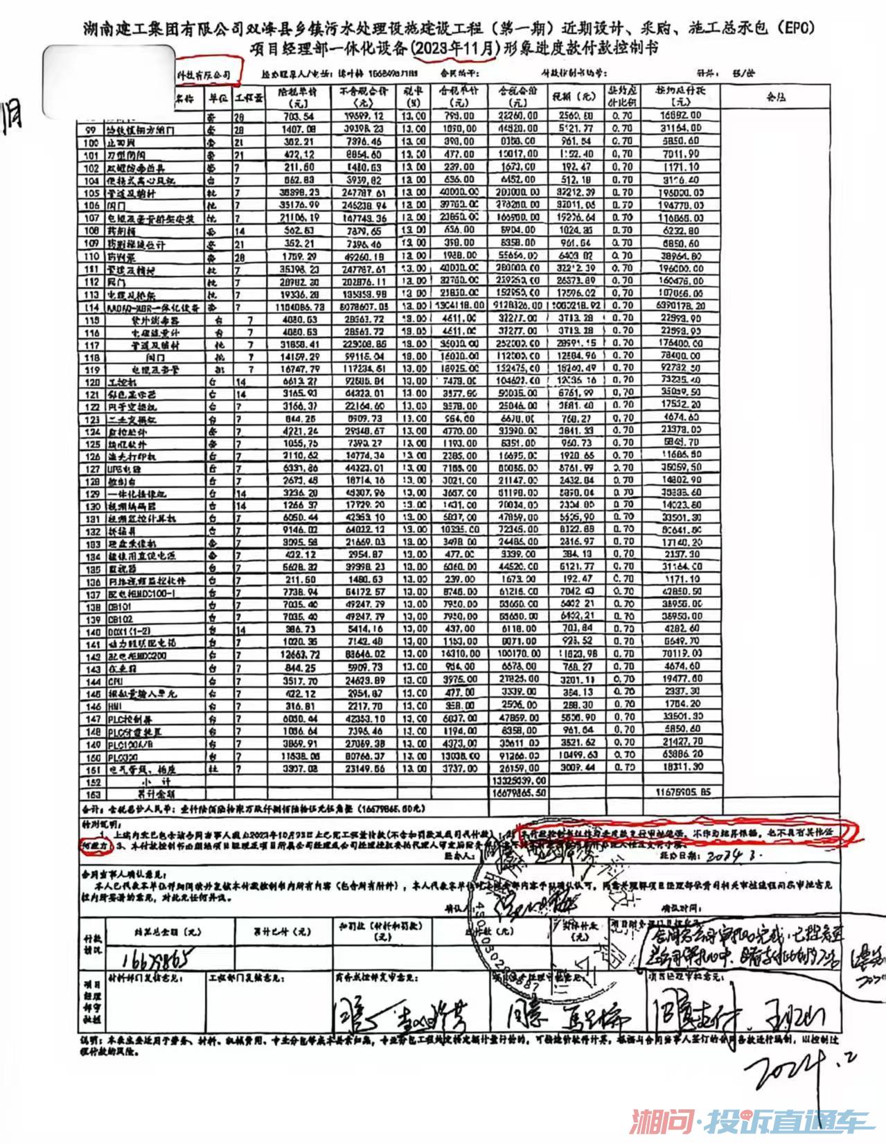 污水设备结算存在违规操作投诉投诉直通车_湘问投诉直通车_华声在线